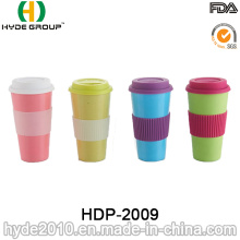 2016 taza de café de bambú orgánica colorida promocional de la fibra (HDP-2009)